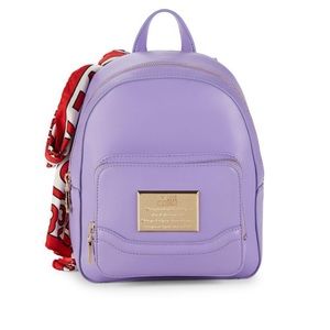 Love Moschino Light purple backpack without scarf